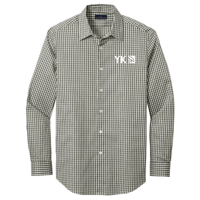 YK - Brooks Brothers - Men's Tech Stretch Pattern Shirt
