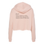 BespokeBeautyLoft - Independent Trading Women's Crop Hoodie v1