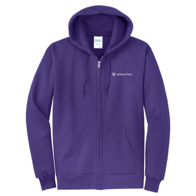 AthenaCare - Port & Company Classic Full-Zip Hooded Sweatshirt