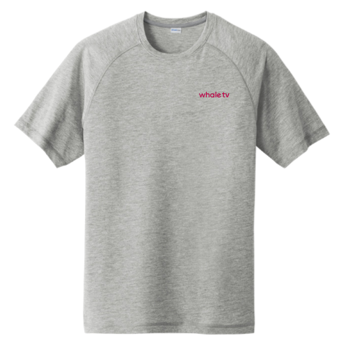 WhaleTV - Sport-Tek PosiCharge Tri-Blend Wicking Raglan Tee