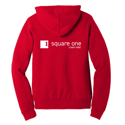 SquareOne - Unisex Poly/Cotton Hooded Pullover Sweatshirt