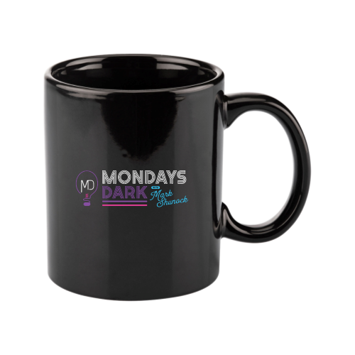 MondaysDark - 11oz Basic C Handle Ceramic Mug