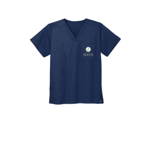 OakOrchard2 - WonderWink - Unisex WorkFlex Chest Pocket V-Neck Top v2