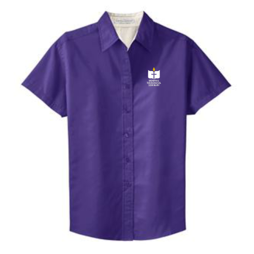 MemphisSeminaryTeamStore - Port Authority Ladies Short Sleeve Easy Care Shirt v2