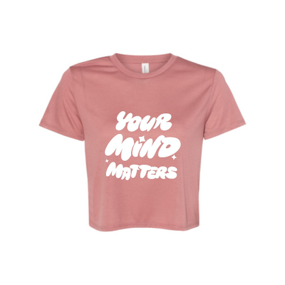 Headspace - Ladies' Flowy Cropped T-Shirt