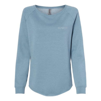 Ignite Living - Independent Trading Women's California Wave Wash Crewneck Sweatshirt