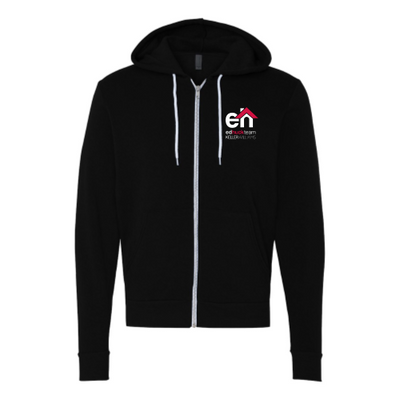 EdHuckTeam - Unisex Sponge Fleece Full-Zip Hooded Sweatshirt