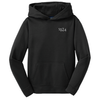 1924 Fine Men's Salon - Sport-Tek Youth Sport-Wick Fleece Hooded Pullover