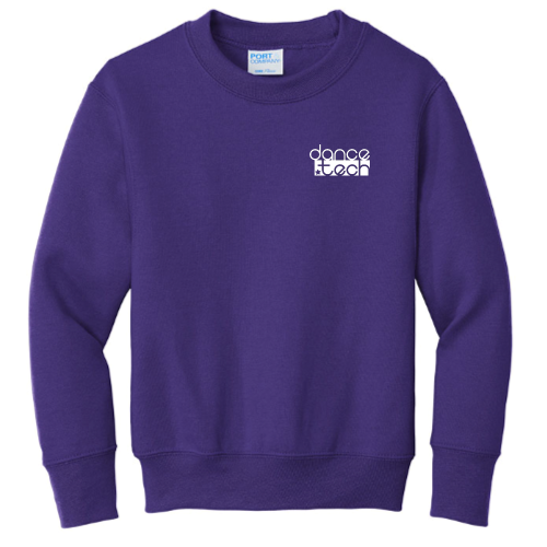 DanceTech - Port Company Youth Crewneck Sweatshirt