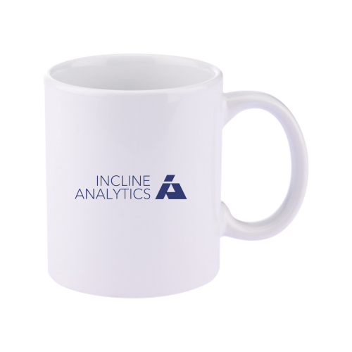 Incline Analytics - 11 oz Basic C Handle Ceramic Mug v2