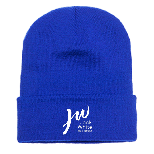 Jack White Real Estate - Adult Cuffed Knit Beanie v3