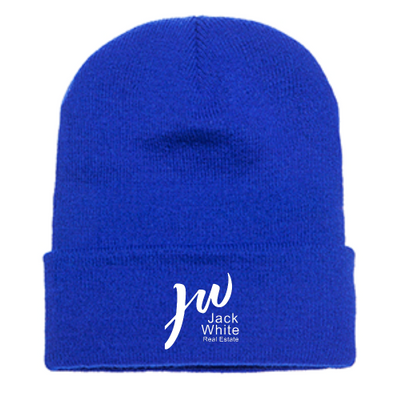 Jack White Real Estate - Adult Cuffed Knit Beanie v3