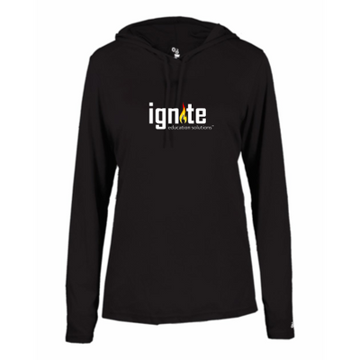 Ignite - B-Core L/S Women's Hood Tee v2