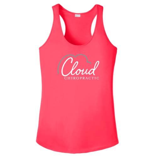 Cloud Chiropractic - Sport-Tek Ladies PosiCharge Competitor Racerback Tank