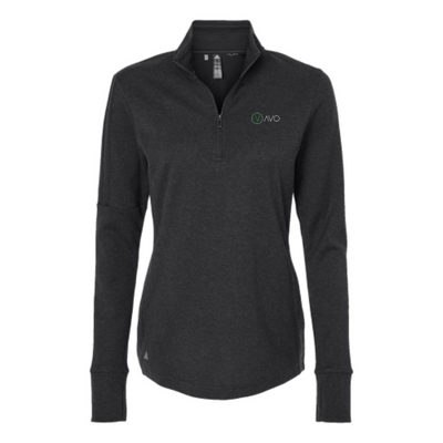 AvoInc - Women's 3-Stripes Quarter-Zip Sweater