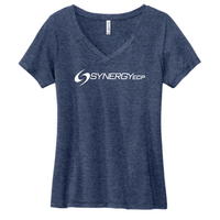 SynergyECP - Volunteer Knitwear Women's Daily V-Neck Tee USA-Made - v1