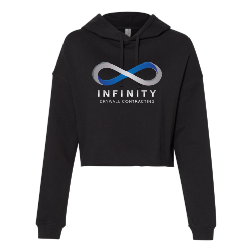 Infinity Drywall Contracting - Independent Trading - Women's Crop Hoodie