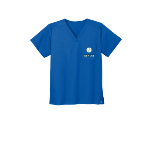 OakOrchard2 - WonderWink - Unisex WorkFlex Chest Pocket V-Neck Top v1