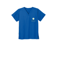 OakOrchard2 - WonderWink - Unisex WorkFlex Chest Pocket V-Neck Top v1