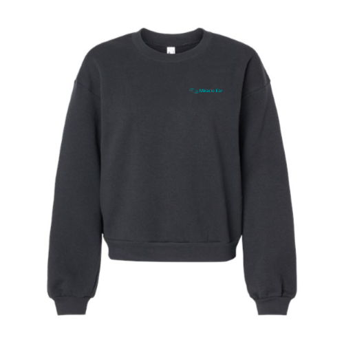 Listen Hear - American Apparel ReFlex Women's Fleece Crewneck Sweatshirt