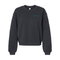 Listen Hear - American Apparel ReFlex Women's Fleece Crewneck Sweatshirt
