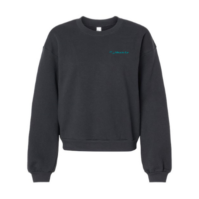 Listen Hear - American Apparel ReFlex Women's Fleece Crewneck Sweatshirt