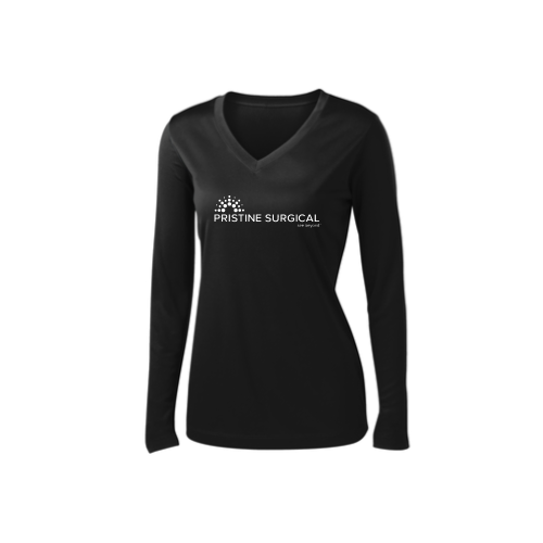 PristineSurgical Sport-Tek Ladies Long Sleeve V-Neck Competitor Tee