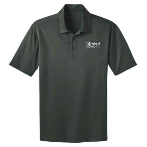 Omega-Santech - Port Authority Silk Touch Performance Long Sleeve Polo v2