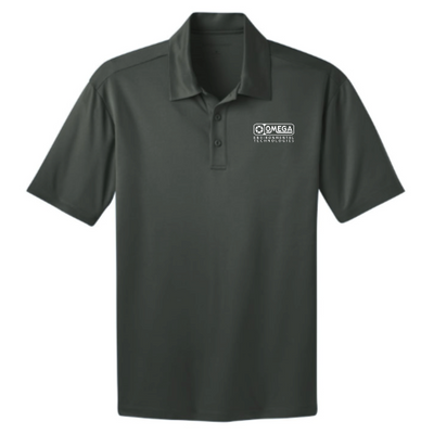 Omega-Santech - Port Authority Silk Touch Performance Long Sleeve Polo v2