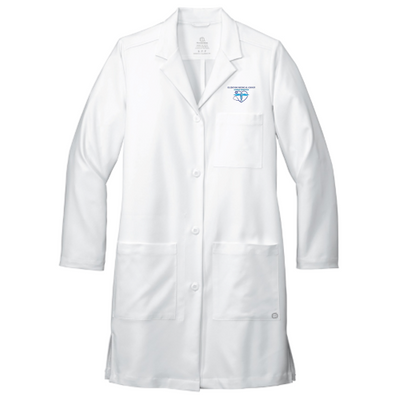 Elizondo MD - WonderWink Women's Long Lab Coat Embroidery