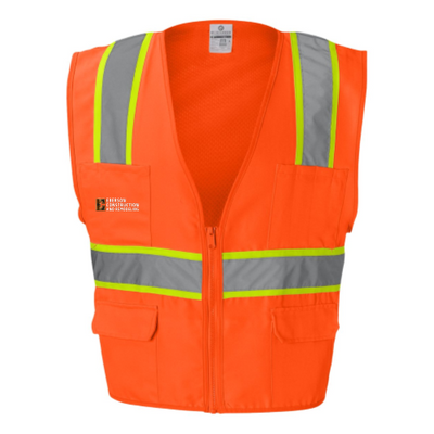 EbersonConstruction - Solid Front Vest with Mesh Back