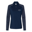 KeystoneAudiology - Women's Stripe Block Quarter-Zip Pullover