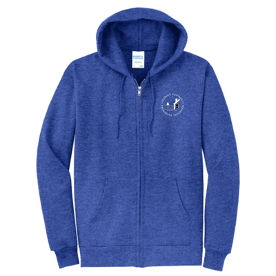 CARE - Port & Company Classic Full-Zip Hooded Sweatshirt Adult