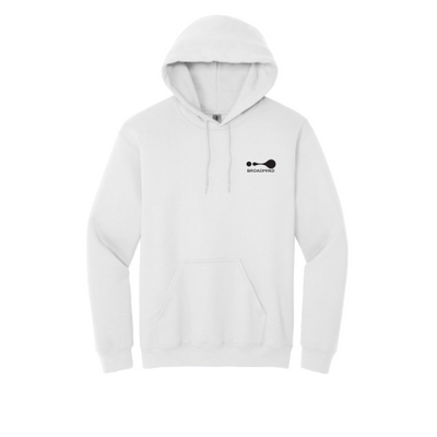 Broadmind - EMB Gildan Heavy Blend Hooded Sweatshi - White