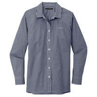 American Flags and Cutlery -  Port Authority Ladies Broadcloth Gingham Easy Care Shirt v2