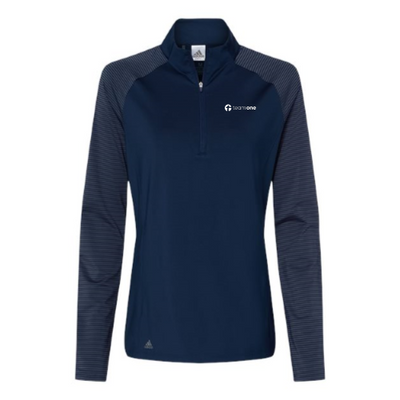 TeamOne - Women's Stripe Block Quarter-Zip Pullover v2