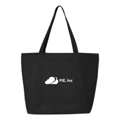 PiE - 24.5L Canvas Zippered Tote - Dark