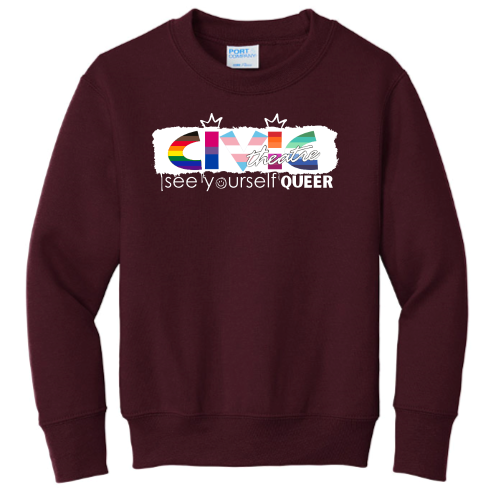 CivicTheatre - Port & Company Youth Crewneck Sweatshirt