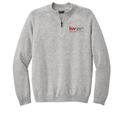 KWTemeculaValley - MercerMettle - Men's Quarter-Zip Sweater Grey