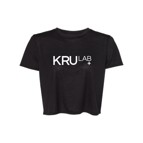 KRU PT - Ladies' Flowy Cropped T-Shirt