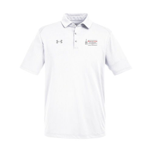 PinkertonScience - Men's Tech Polo - White