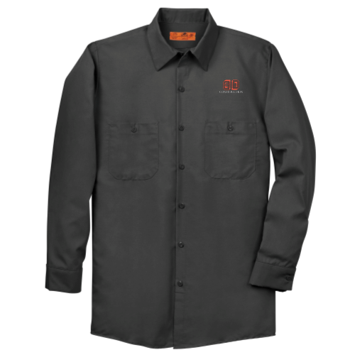 DDConstruction - Red Kap Long Size, Long Sleeve Industrial Work Shirt