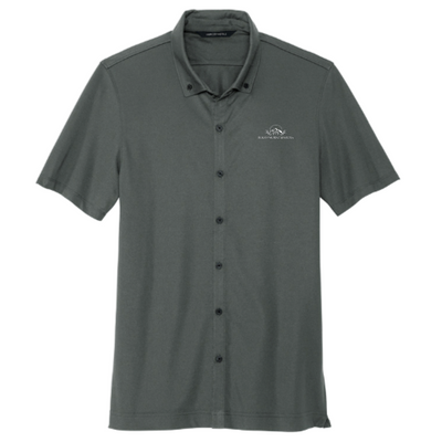Rocky Mountain Tiny Homes - Mercer+Mettle Men's Full-Button Polo v1