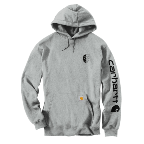BeerdBuilds - Carhartt Midweight Hooded Logo Sweatshirt CTK288