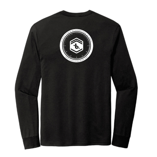 BaseckTraining - District Made Mens Perfect Tri Long Sleeve Crew Tee