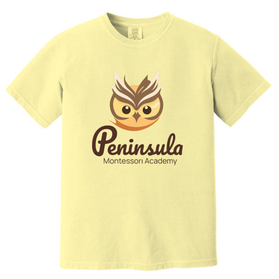 PeninsulaMontessoriAcademy  - Unisex Comfort Colors Vintage Tee