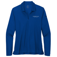 Omega Builders - Nike Ladies Dri-FIT Micro Pique 2.0 Long Sleeve Polo v2