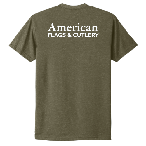 American Flags and Cutlery - Unisex Next Level  CVC T-Shirt