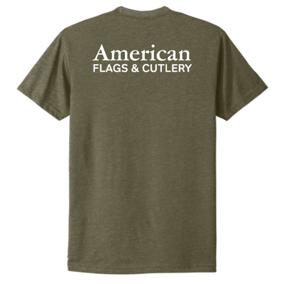 American Flags and Cutlery - Unisex Next Level  CVC T-Shirt
