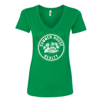 Summer House Realty Womens V Neck T Shirt